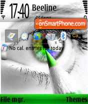 Chameleon tema screenshot