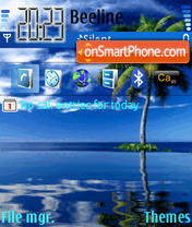 Nice Sea Animated tema screenshot