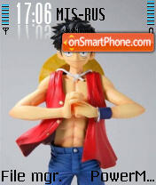 Monkey D Luffy tema screenshot