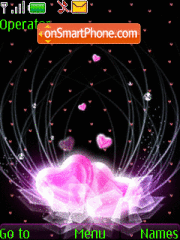 Capture d'écran Heart Animated thème