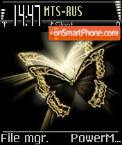 Butterfly es el tema de pantalla