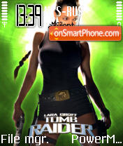 Скриншот темы Tomb Rider