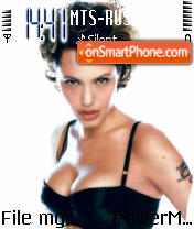 Скриншот темы Angelina Jolie 2