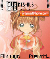 Sakura 02 tema screenshot