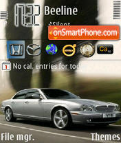 Jaguar Xj theme screenshot