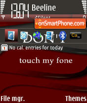 My Phone 01 es el tema de pantalla