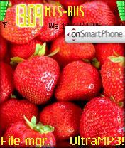 Strawberry theme screenshot