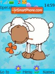 Sheep with Flower es el tema de pantalla