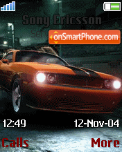 NFS Carbon tema screenshot