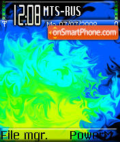 Mix Flame tema screenshot