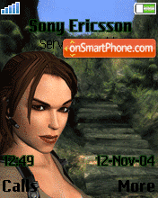 Capture d'écran Tomb Raider thème