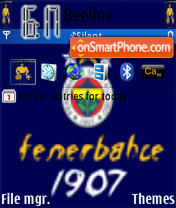 Fenerbahce sport club theme screenshot