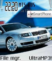 Audi A8 tema screenshot