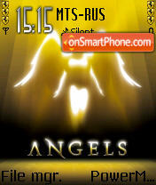 Angel Gold theme screenshot