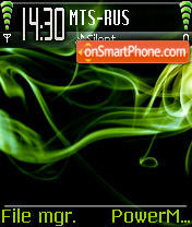 Green Smoke es el tema de pantalla