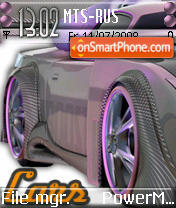 Cars tema screenshot