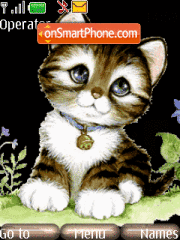 Kitten animated theme screenshot