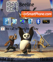 Panda Kung Fu tema screenshot