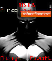 Dark Knight tema screenshot