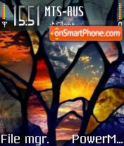 Tree Abstract tema screenshot