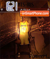 Kobe Bryant theme screenshot