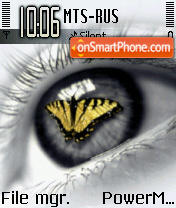 Butterfly Eye es el tema de pantalla