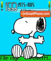 Snoopy es el tema de pantalla