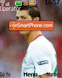 Ronaldo in Euro 2008 theme screenshot