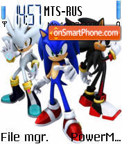 Скриншот темы 3 Sonic