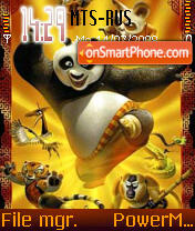 Kung fu Panda theme screenshot