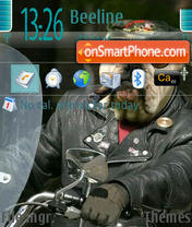 Dog in Jacket tema screenshot