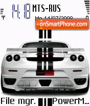 Ferrari F430 tema screenshot