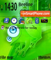 Frog tema screenshot