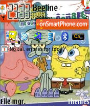 Скриншот темы Spongebob Squarepant 01