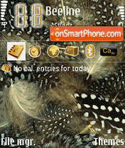 Specky Feathers tema screenshot