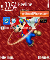 Скриншот темы Super Mario 02