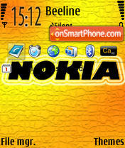 Capture d'écran Nokia 05 thème