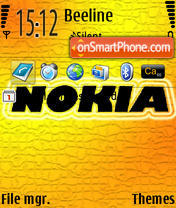 Nokia 05 theme screenshot