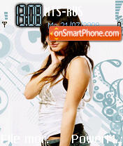 Ashlee Simpson theme screenshot