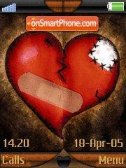 Скриншот темы Broken Heart 02