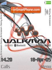 Walkman Tuning es el tema de pantalla