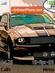 Cars Mustang tema screenshot