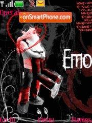 Скриншот темы Emo Love 06