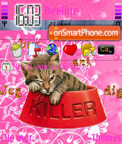 Killer Kitty theme screenshot