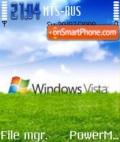 Скриншот темы Vista Grass Edition 2