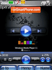 Animated Mediaplayer tema screenshot