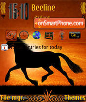 Capture d'écran Running Horse thème