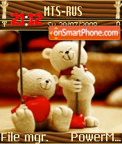 Teddy bear v2 s60v2 tema screenshot