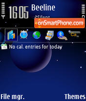 Space by L9.0 theme screenshot