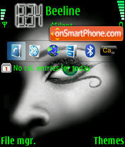 Green Eye tema screenshot